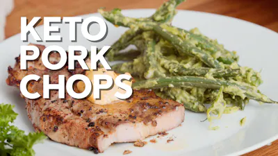 Keto pork chops