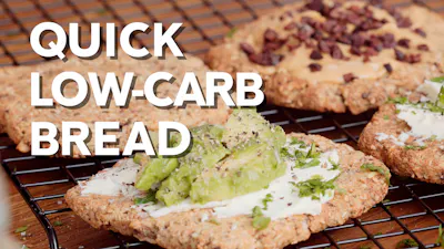 Quick low-carb bread