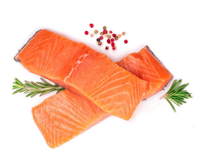 Salmon — quick ingredient for keto salads