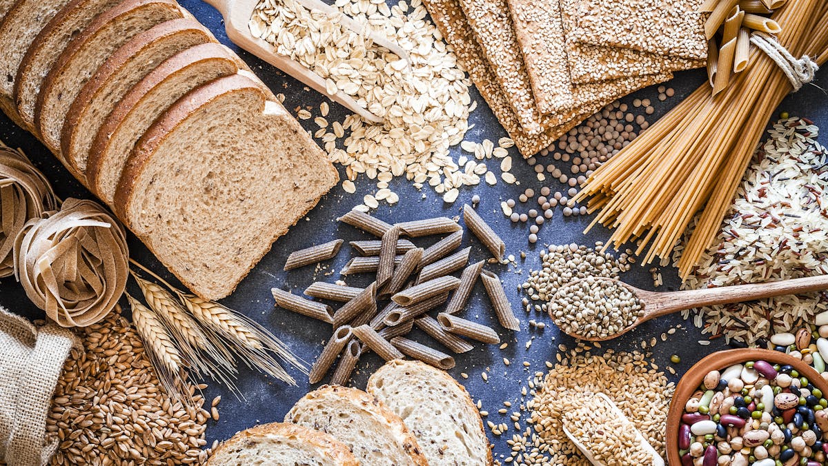 Dietary fiber food still life