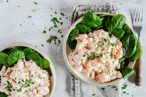Spicy 7-minute shrimp salad