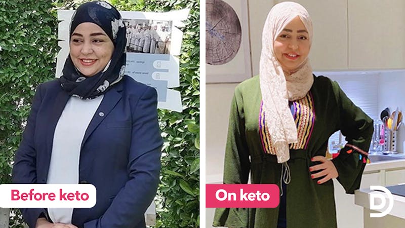 dorsaf-before-and-on-keto