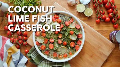 White fish with herbs