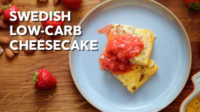 Swedish low-carb cheesecake