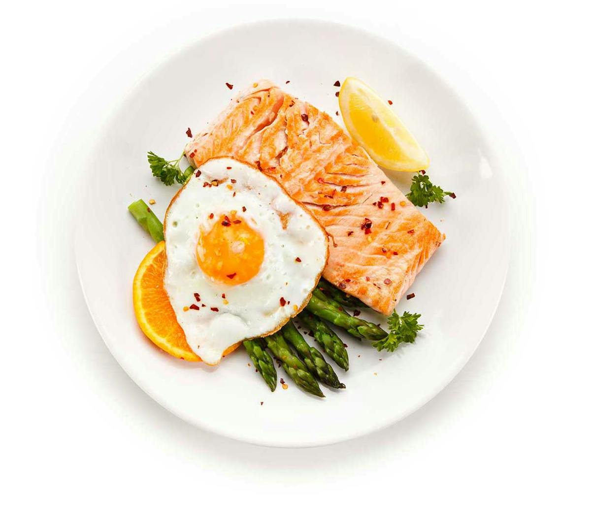 salmon-with-egg-and-greens