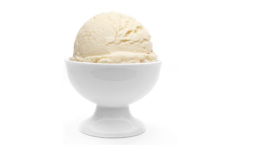 Plain ice cream