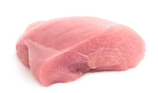 Skinless turkey breast