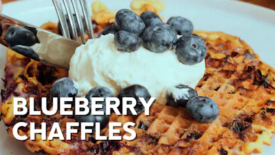 Blueberry chaffles