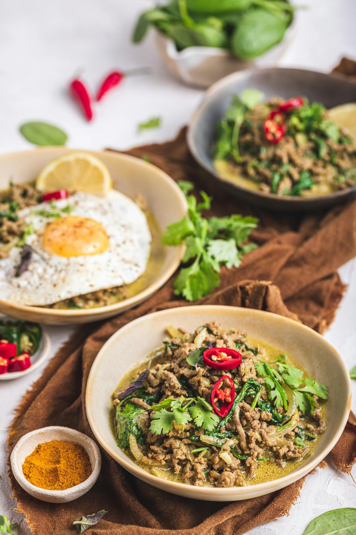 Quick keto curry bowl