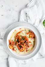 Keto shrimp and grits