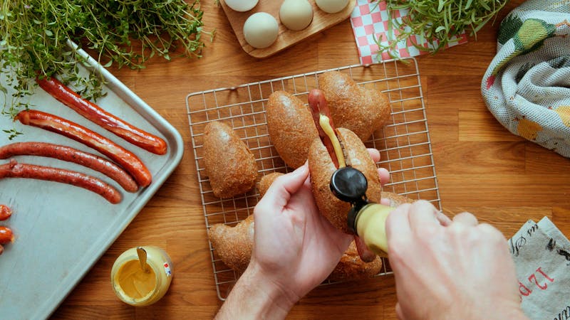 Keto hot dog buns