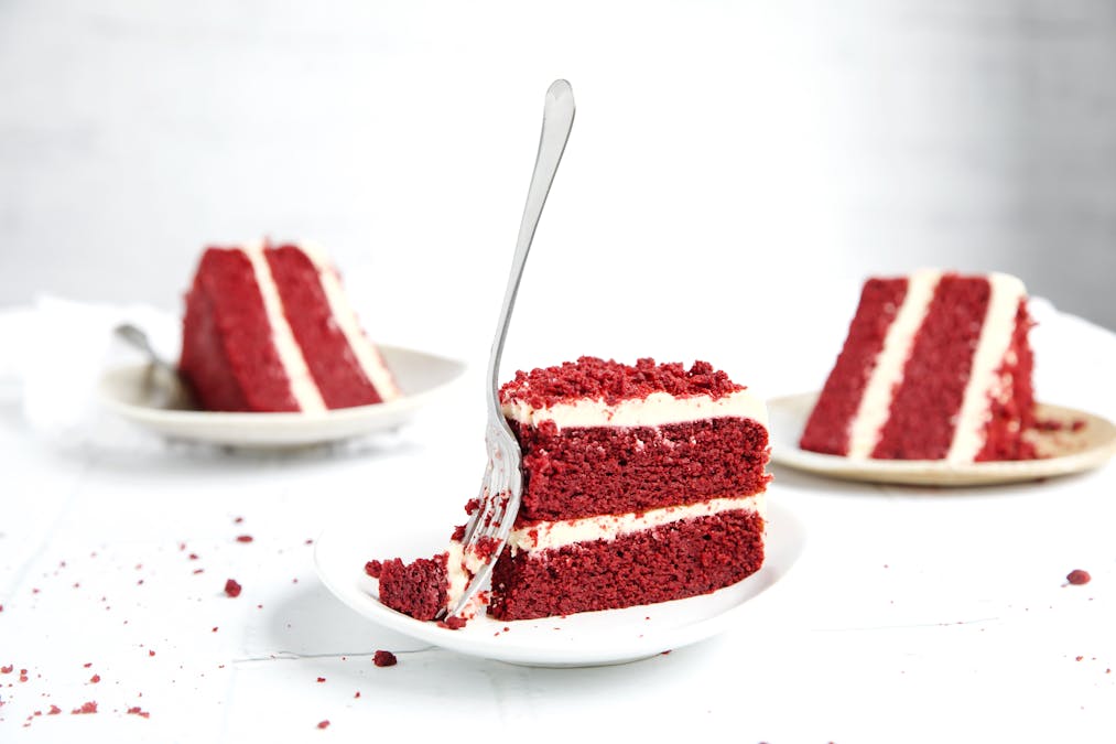 Keto red velvet cake