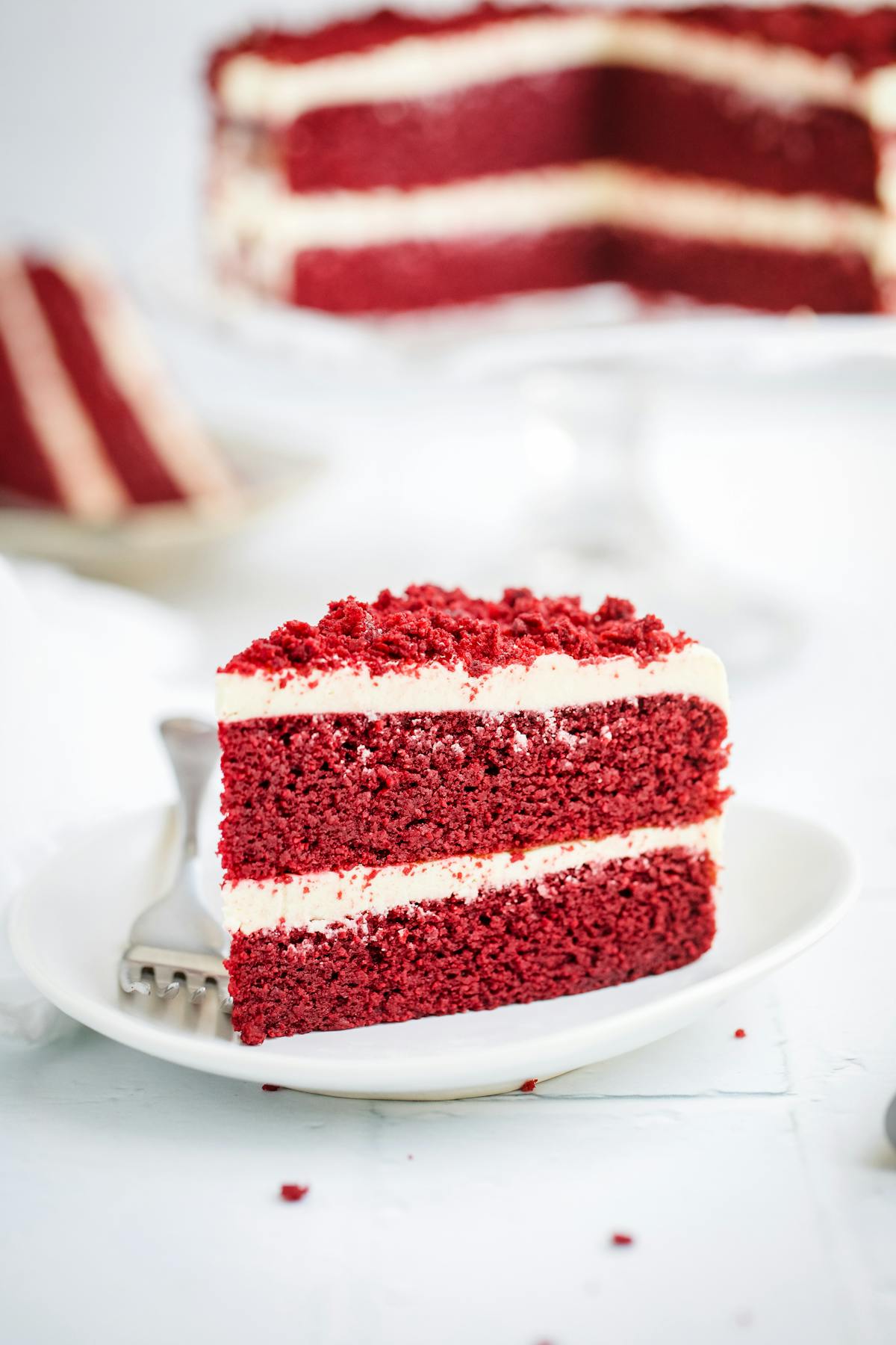 Keto red velvet cake