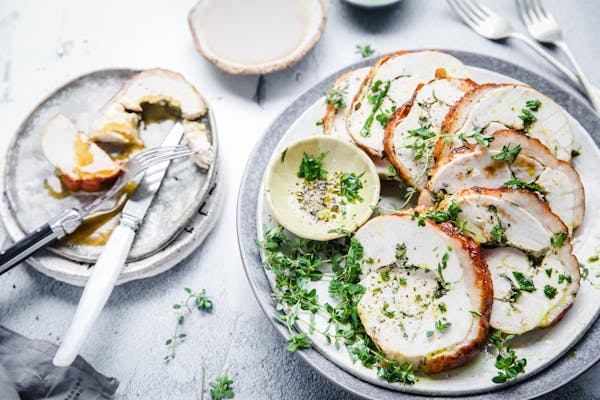 Roast Turkey Roulade With Herbs - Keto Recipe - Diet Doctor