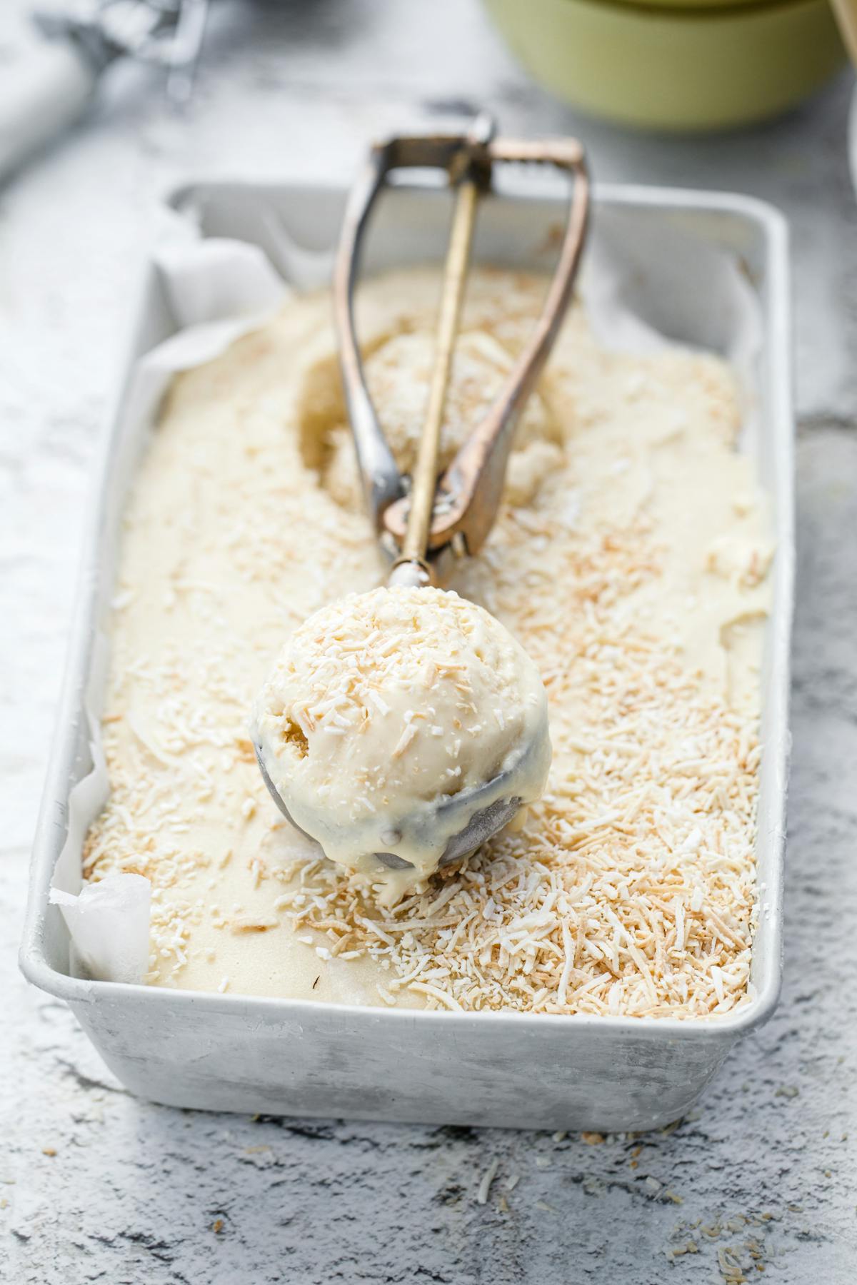 Keto coconut ice cream