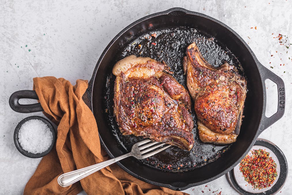 Skillet pork chop