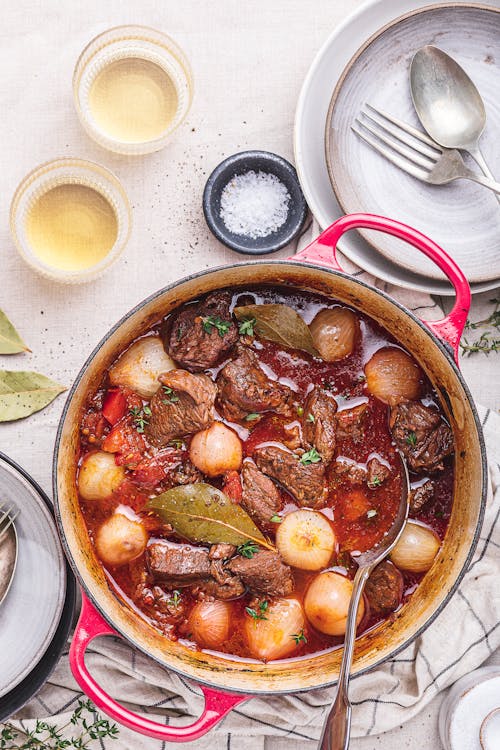 Stifado (Greek meat and onion stew)