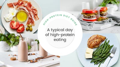 A typical day of high-protein, higher-satiety eating