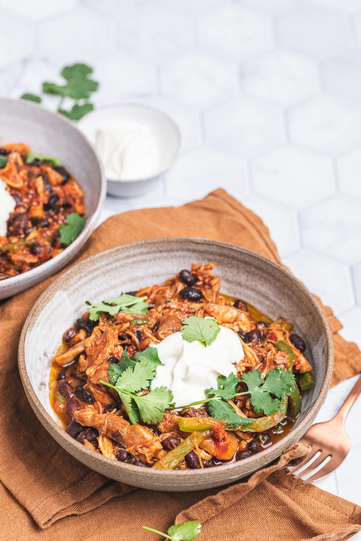 Mexican pulled chicken