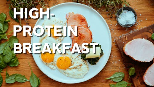 High-protein breakfast