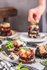 Eggplant turkey Parmigiana