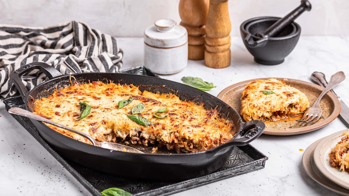 Keto skillet lasagna