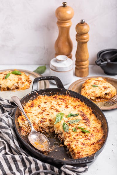 Keto skillet lasagna