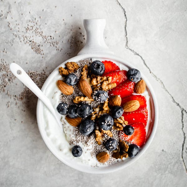 Cottage cheese breakfast bowl