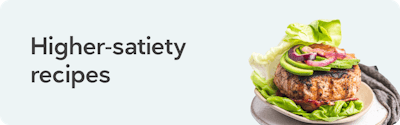 Higher satiety recipes