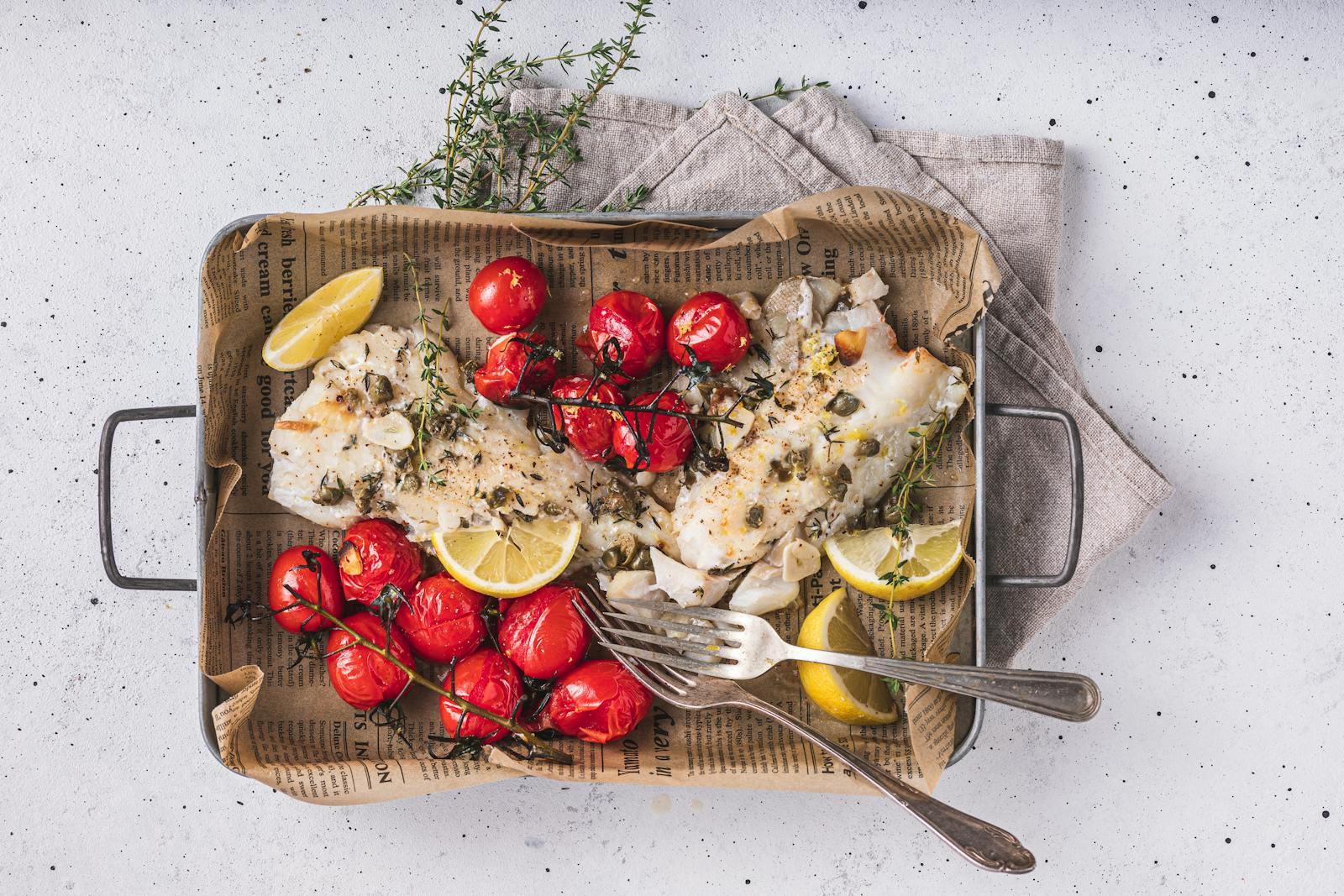 Mediterranean Roasted Cod - Keto Fish Recipe - Diet Doctor