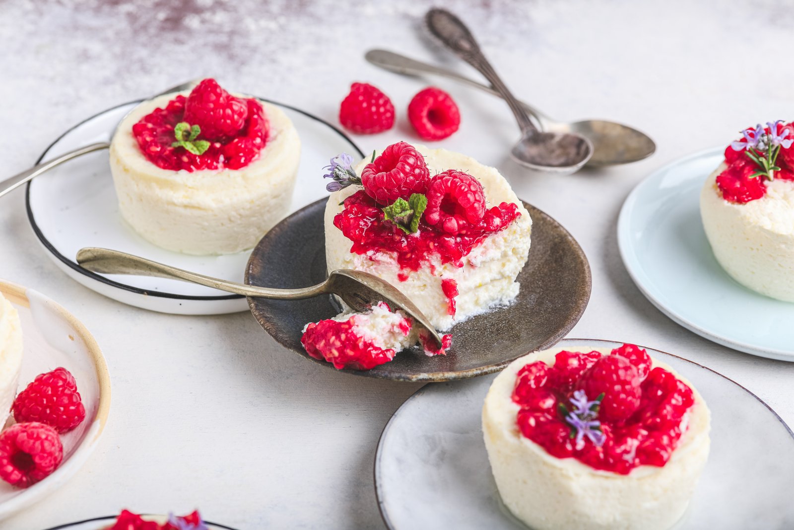 Air fryer lemon ricotta cheesecake — Dessert recipe — Diet Doctor