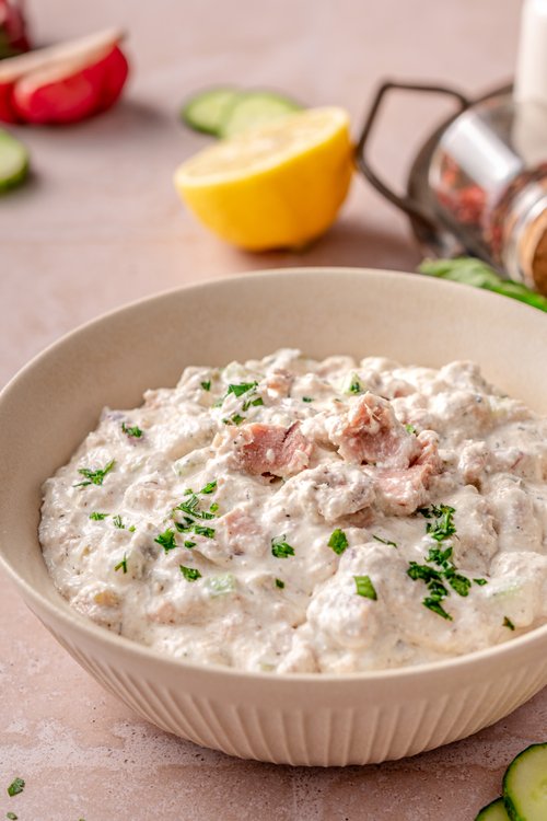 Cottage cheese tuna salad