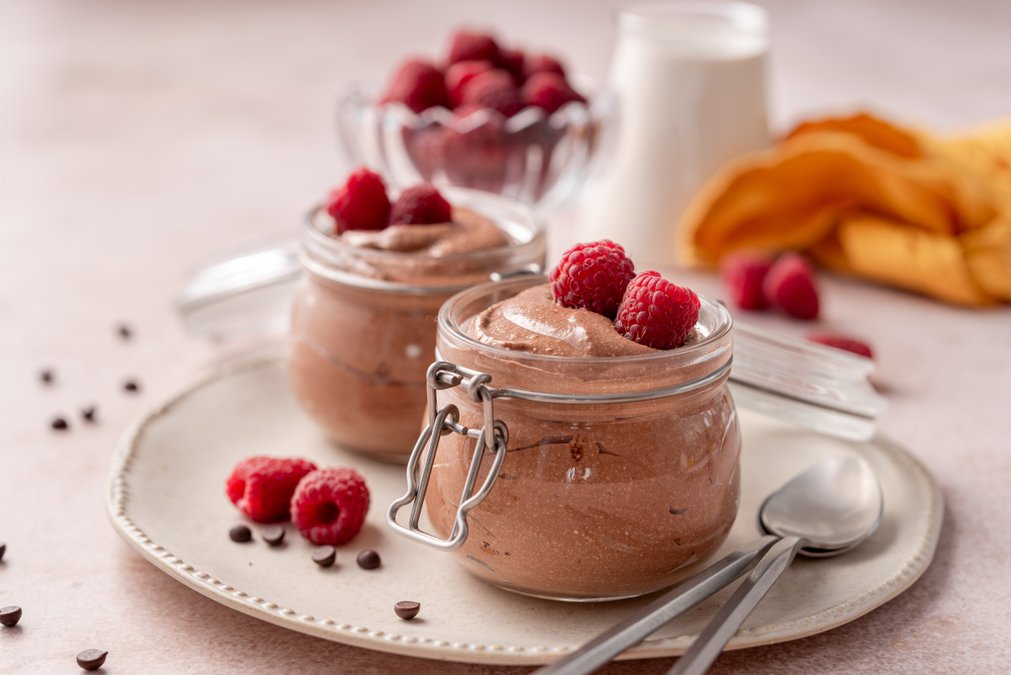 Cottage cheese chocolate pudding