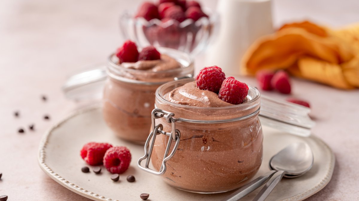 Cottage cheese chocolate pudding