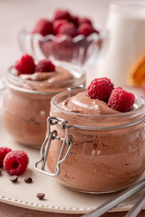 Cottage cheese chocolate pudding