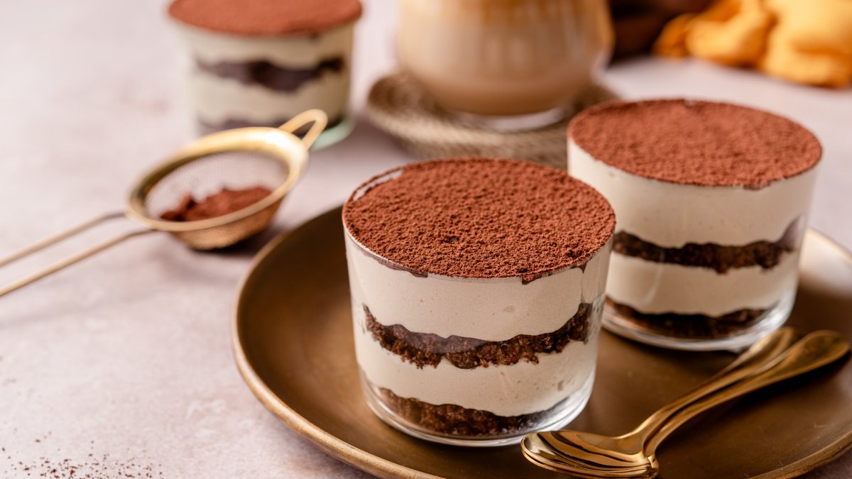Keto cottage cheese tiramisu