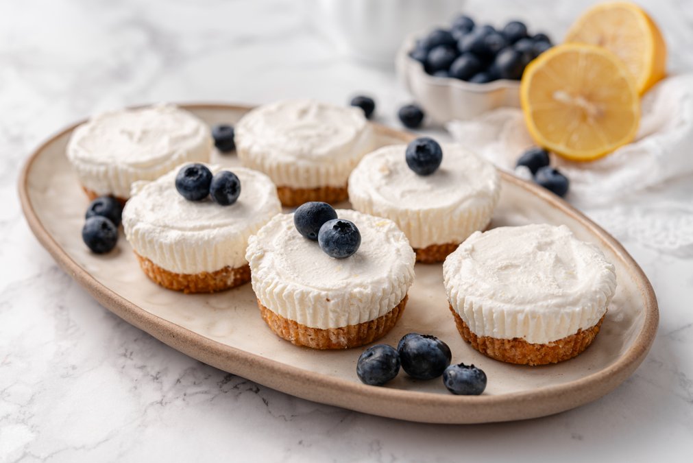 Cottage cheese cheesecake cups