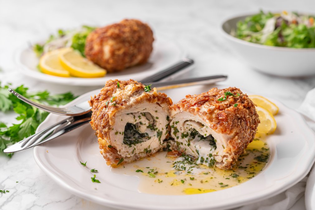 Air fryer low carb Chicken Kiev