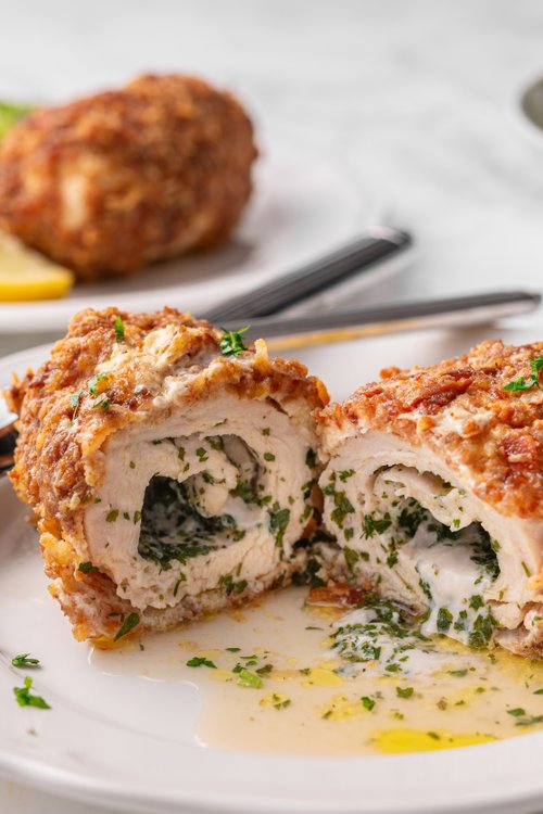 Air fryer low carb Chicken Kiev