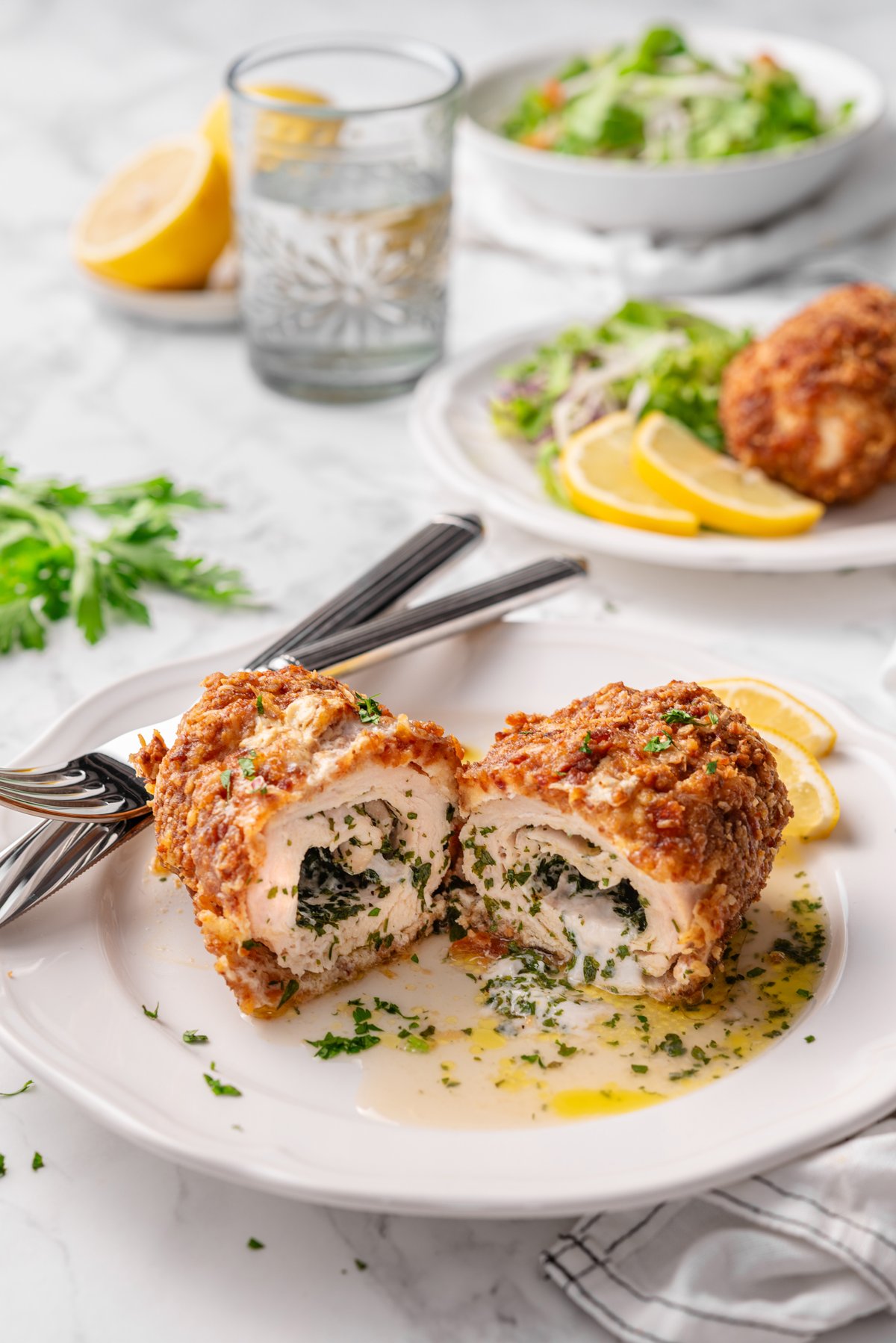 Air fryer low carb Chicken Kiev