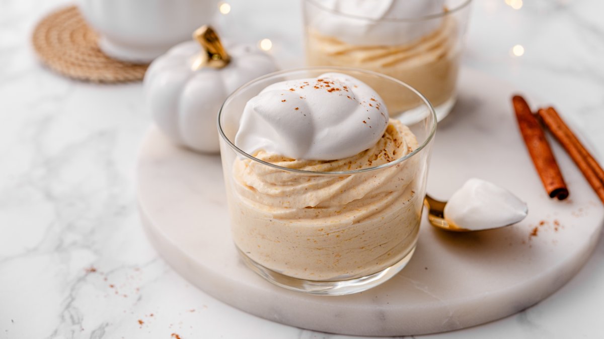 Low carb pumpkin mousse