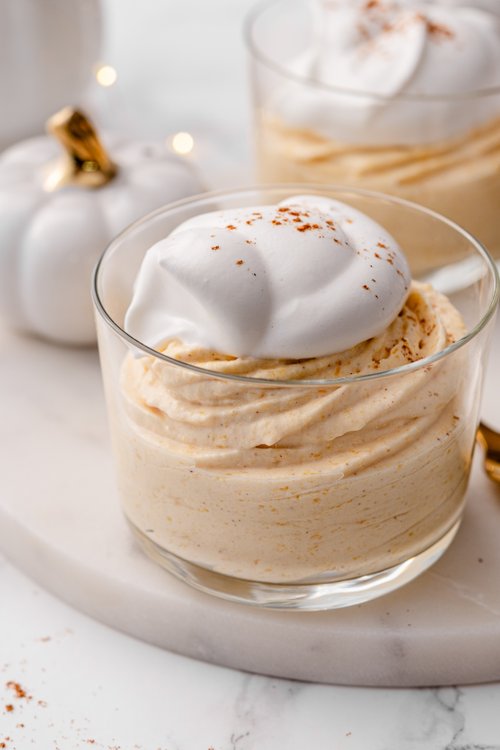 Low carb pumpkin mousse