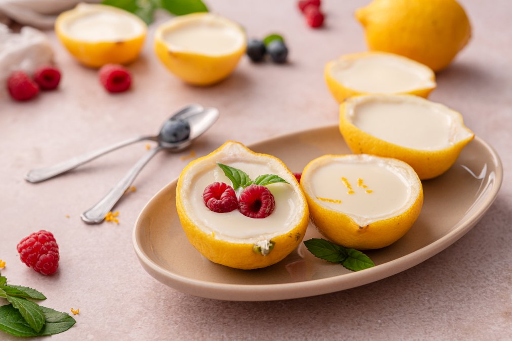 Keto lemon posset