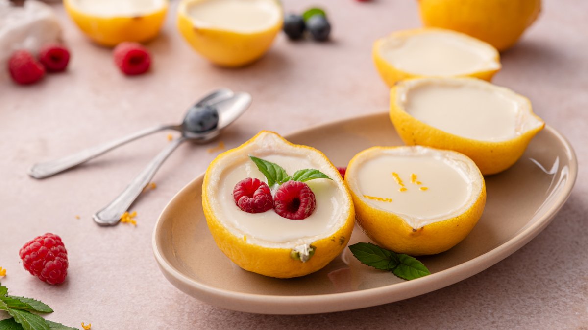 Keto lemon posset