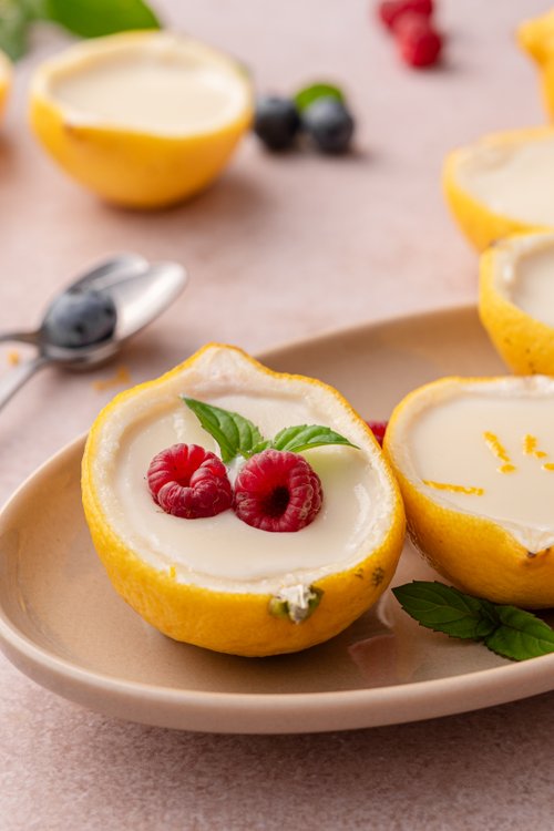 Keto lemon posset