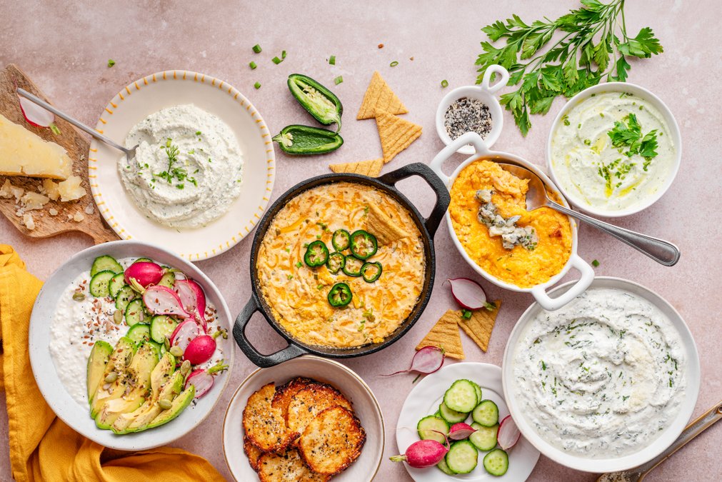 Top low-carb dips and dressings