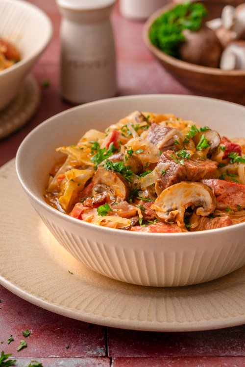 Low carb bigos (Polish hunter's stew)
