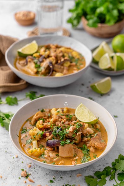 Low carb chicken massaman curry
