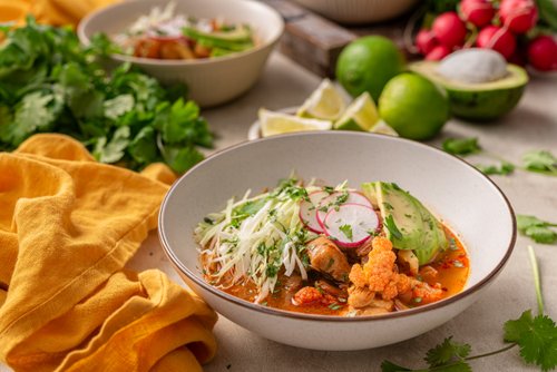 Mexican low carb pozole